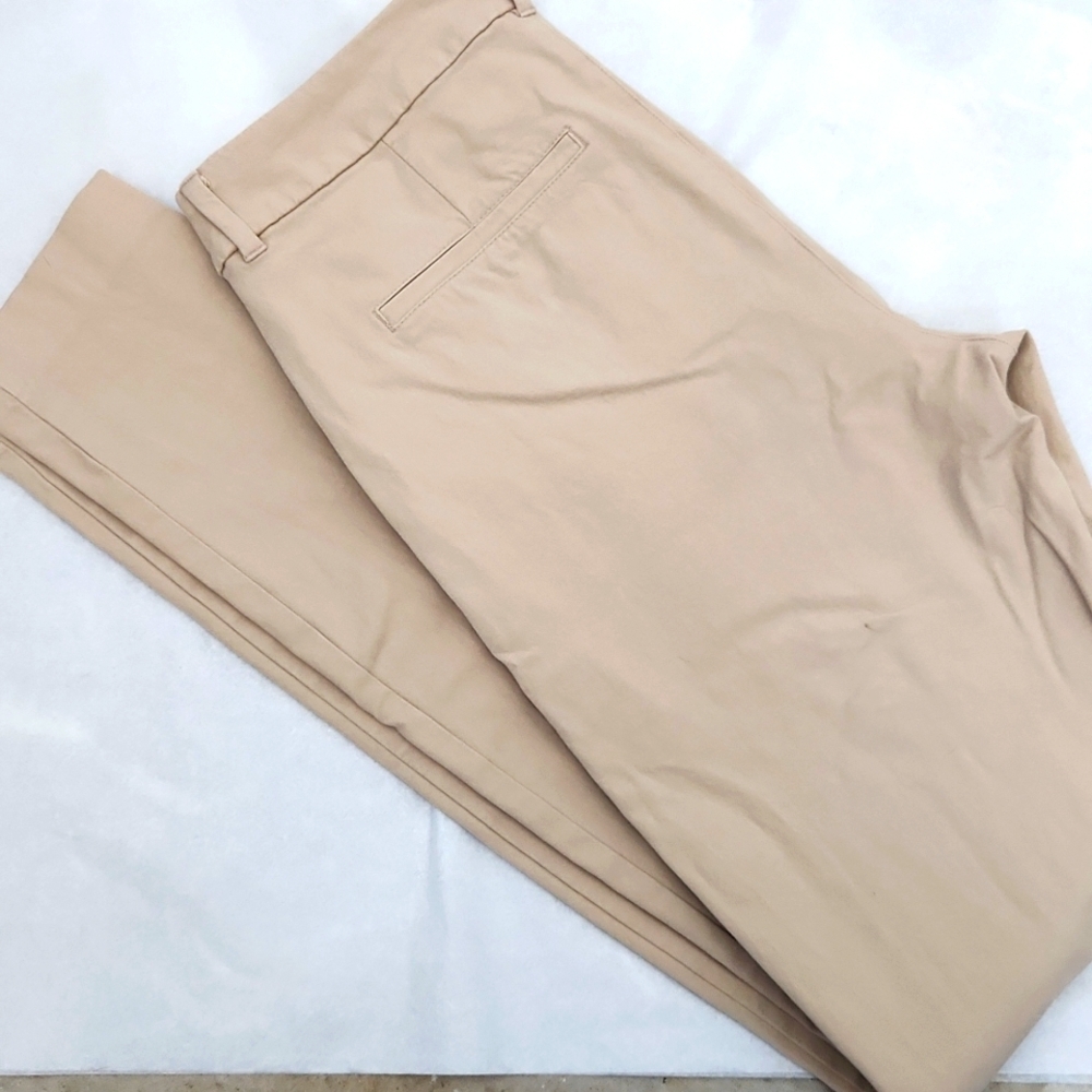 Old Navy Tan Pixie High Rise Secret Slim Pockets - Picture 4 of 10